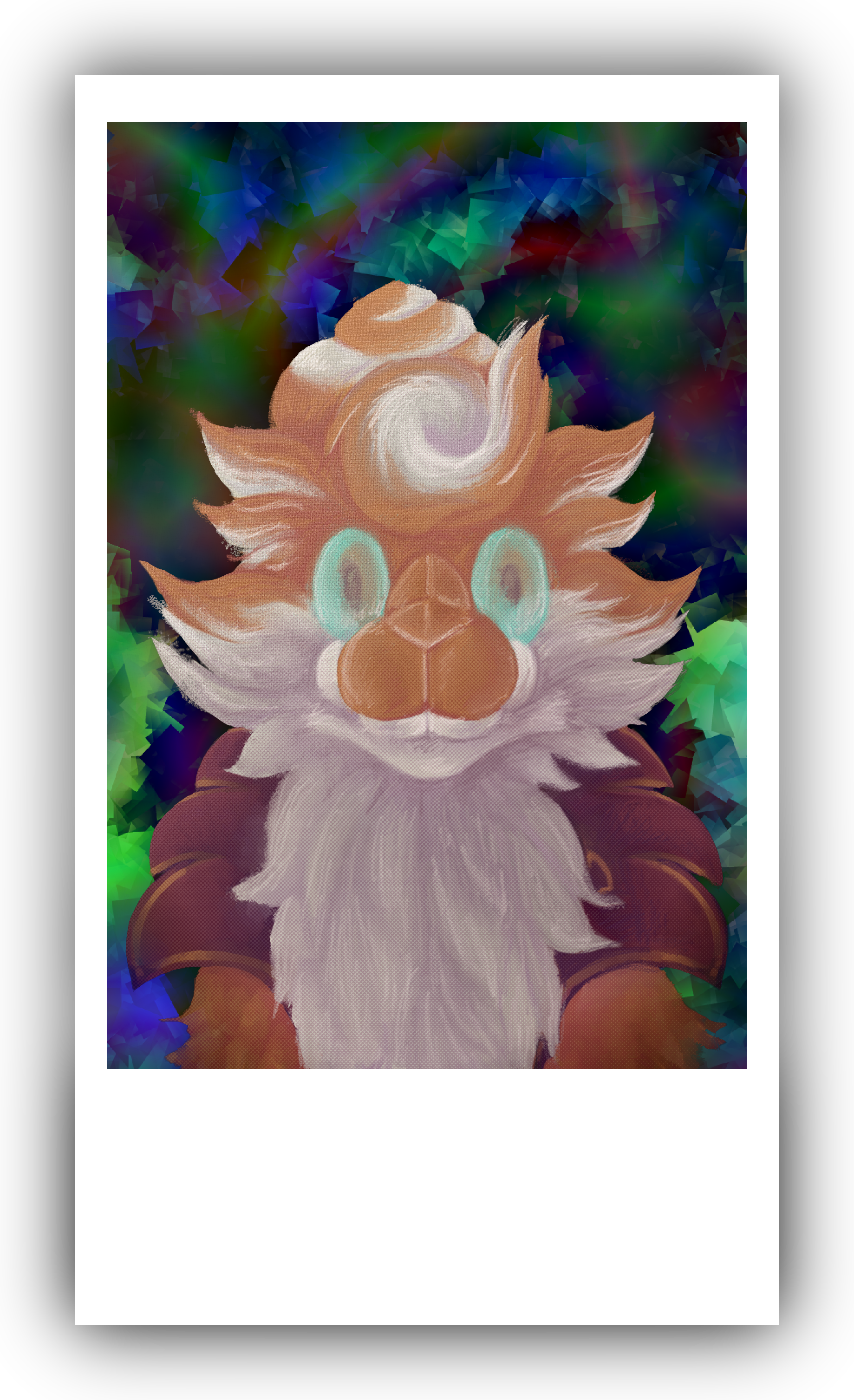 Faux Polaroid photo for the 2021 Ranebopets ARPG Hattowen event.